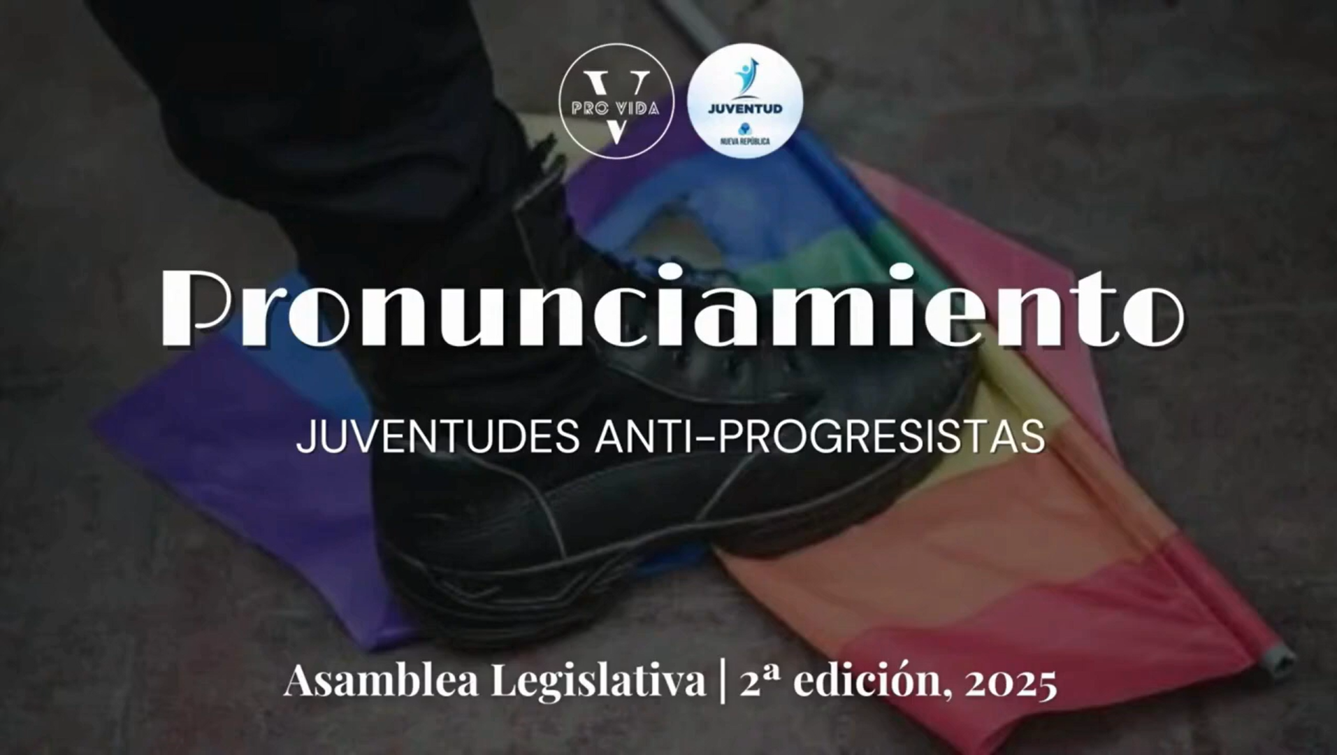 Pronunciamiento · Pronunciamiento Oficial de la Juventud Antiprogresista - 2025
